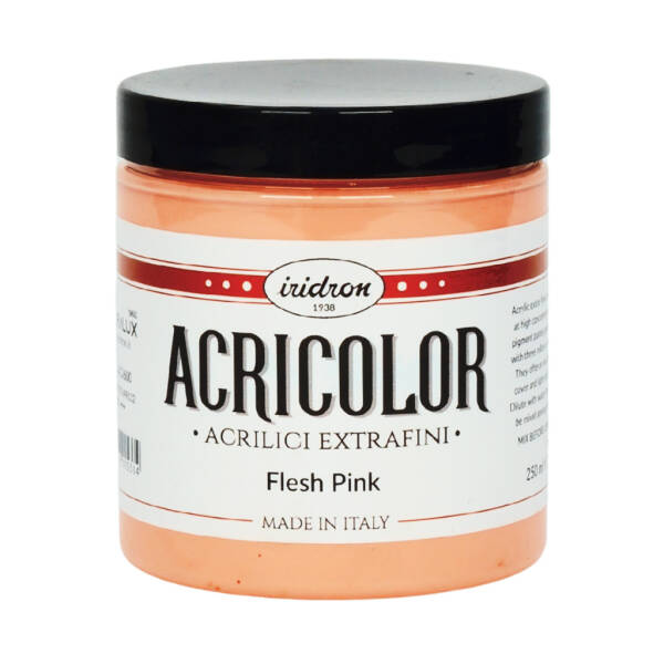 Iridron Acricolor Akrilik Boya 250 ML Flesh Pink - 1