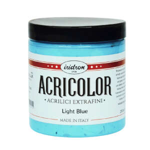Iridron Acricolor Akrilik Boya 250 ML Light Blue - Iridron