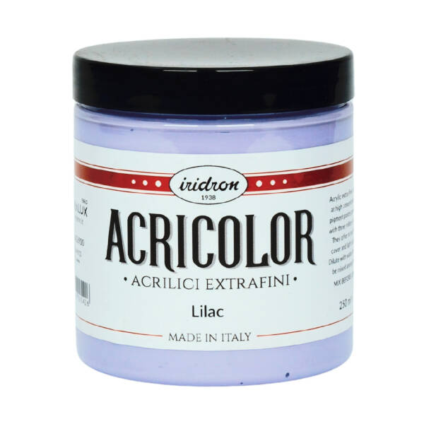 Iridron Acricolor Akrilik Boya 250 ML Lilac - 1