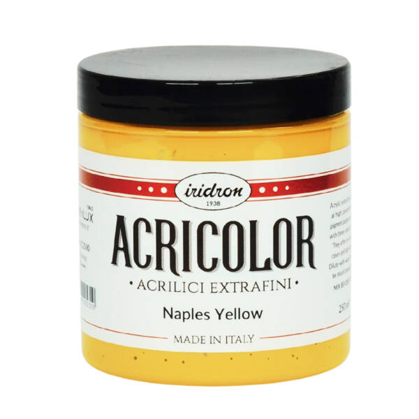 Iridron Acricolor Akrilik Boya 250 ML Naples Yellow - 1