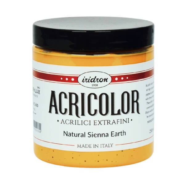 Iridron Acricolor Akrilik Boya 250 ML Natural Sienna Earth - 1