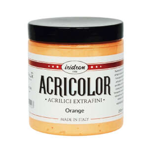Iridron Acricolor Akrilik Boya 250 ML Orange - Iridron