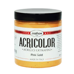 Iridron Acricolor Akrilik Boya 250 ML Pink Gold - Iridron