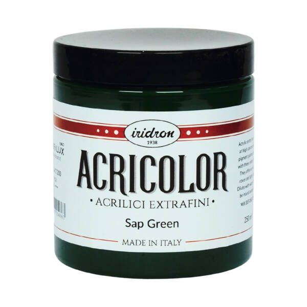 Iridron Acricolor Akrilik Boya 250 ML Sap Green - 1