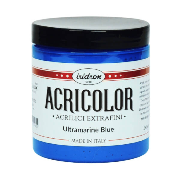 Iridron Acricolor Akrilik Boya 250 ML Ultamarine Blue - 1