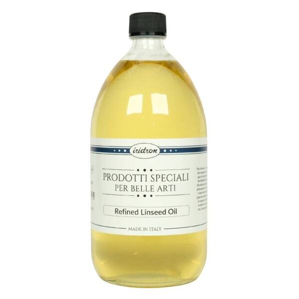 Iridron Medium 1000 ML Refined Linseed Oil - 1