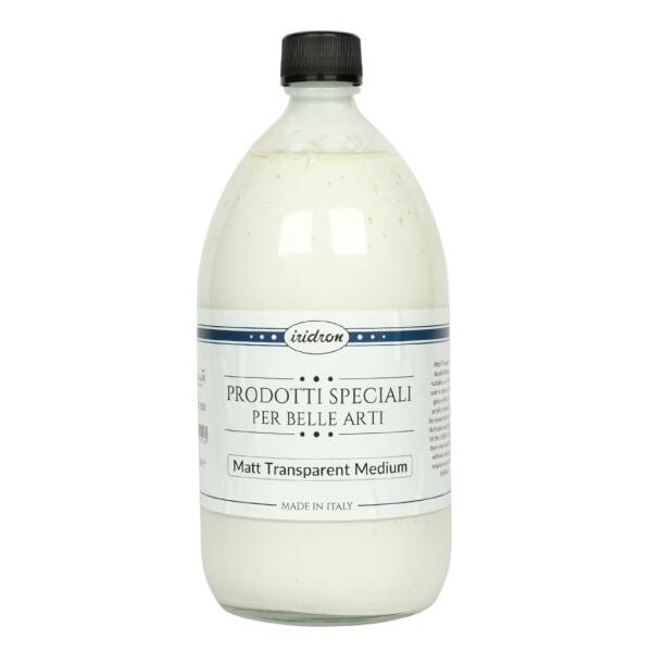 Iridron Medium 1000 ML Transparent Acrylic Medium Matt - 1