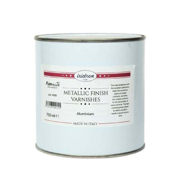 Iridron Medium 750 ML Metallic Finish Varnishes Aluminium - 1