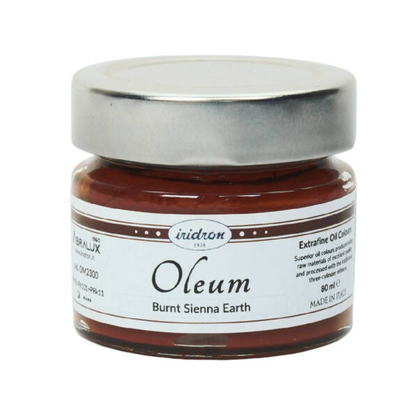 Iridron Oleum Yağlı Boya 80 ML Burnt Sienna Earth - 1