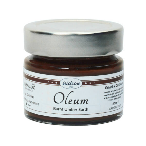 Iridron Oleum Yağlı Boya 80 ML Burnt Umber Earth - 1