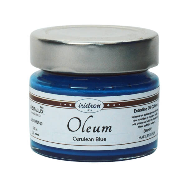 Iridron Oleum Yağlı Boya 80 ML Cerulean Blue - 1