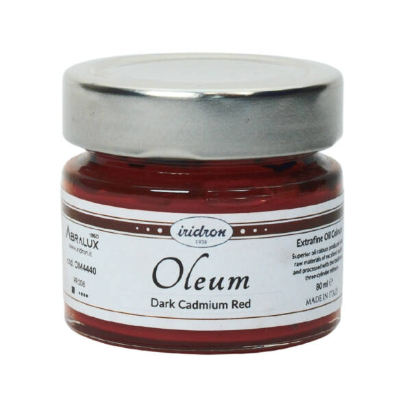 Iridron Oleum Yağlı Boya 80 ML Dark Cadmium Red - 1