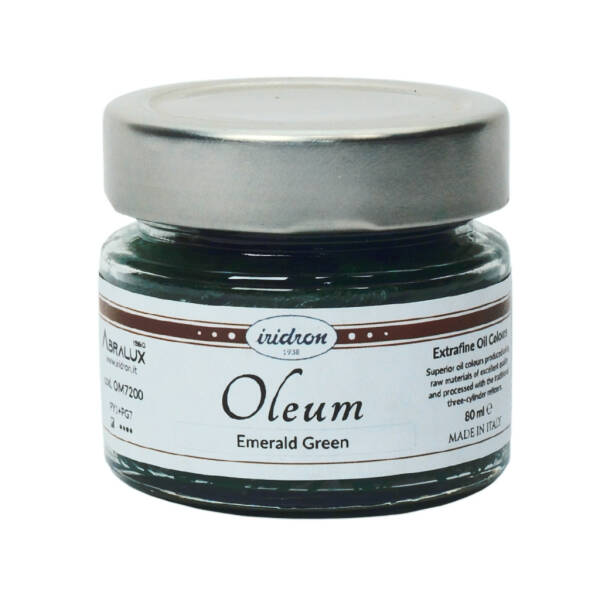 Iridron Oleum Yağlı Boya 80 ML Emerald Green - 1