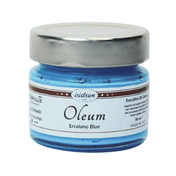 Iridron Oleum Yağlı Boya 80 ML Ercolano Blue - 1