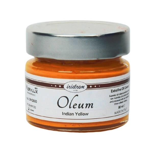 Iridron Oleum Yağlı Boya 80 ML Indian Yellow - 1