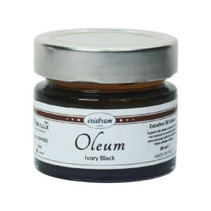 Iridron Oleum Yağlı Boya 80 ML Ivory Black - Iridron
