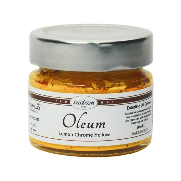 Iridron Oleum Yağlı Boya 80 ML Lemon Chrome Yellow - 1