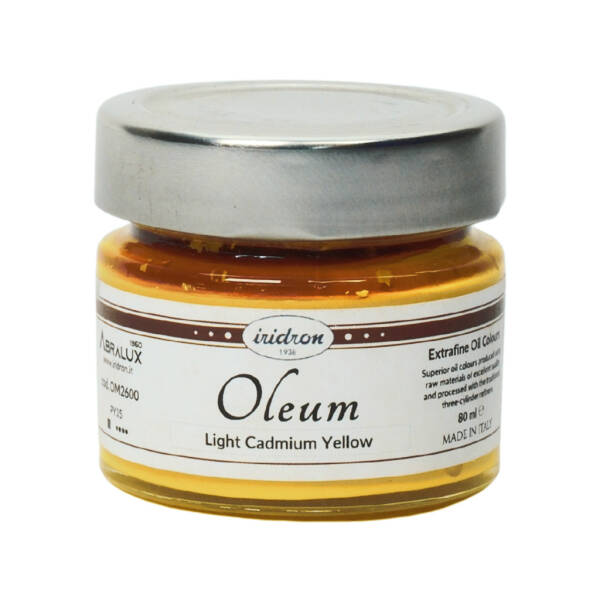 Iridron Oleum Yağlı Boya 80 ML Light Cadmium Yellow - 1