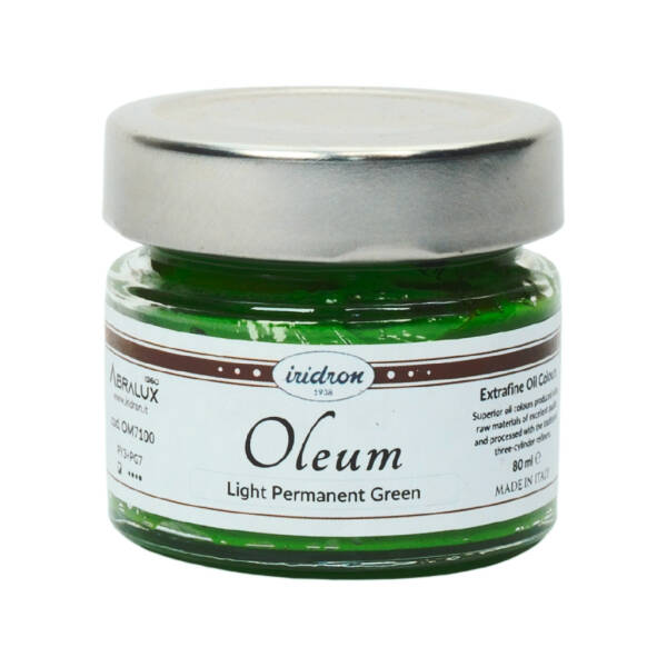 Iridron Oleum Yağlı Boya 80 ML Light Permanent Green - 1