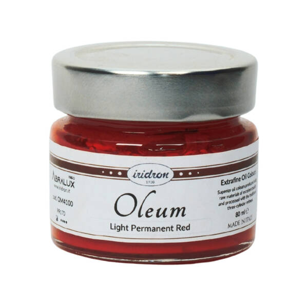 Iridron Oleum Yağlı Boya 80 ML Light Permanent Red - 1