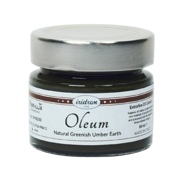 Iridron Oleum Yağlı Boya 80 ML Natural Greenish Umber Earth - 1