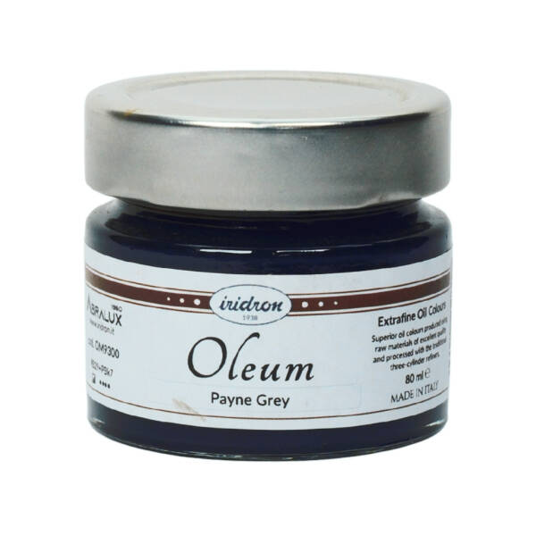 Iridron Oleum Yağlı Boya 80 ML Payne Grey - 1