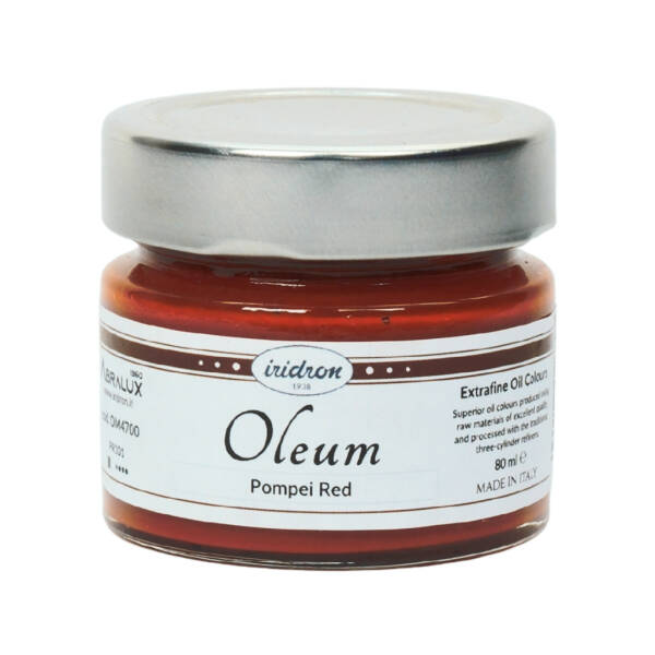 Iridron Oleum Yağlı Boya 80 ML Pompei Red - 1