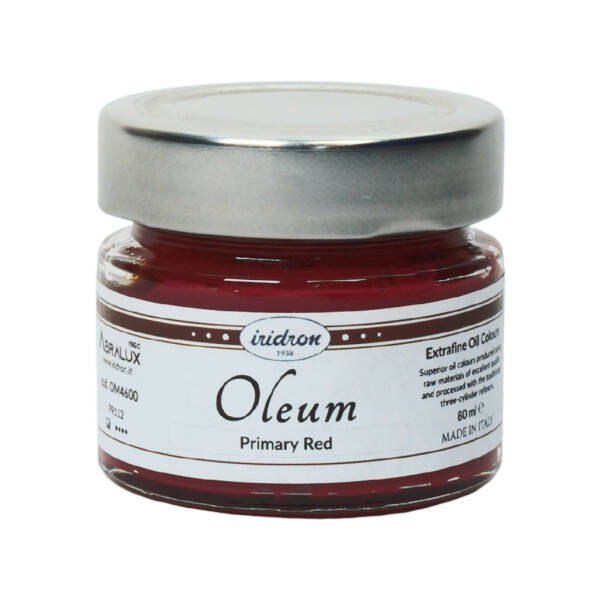 Iridron Oleum Yağlı Boya 80 ML Primary Red - 1