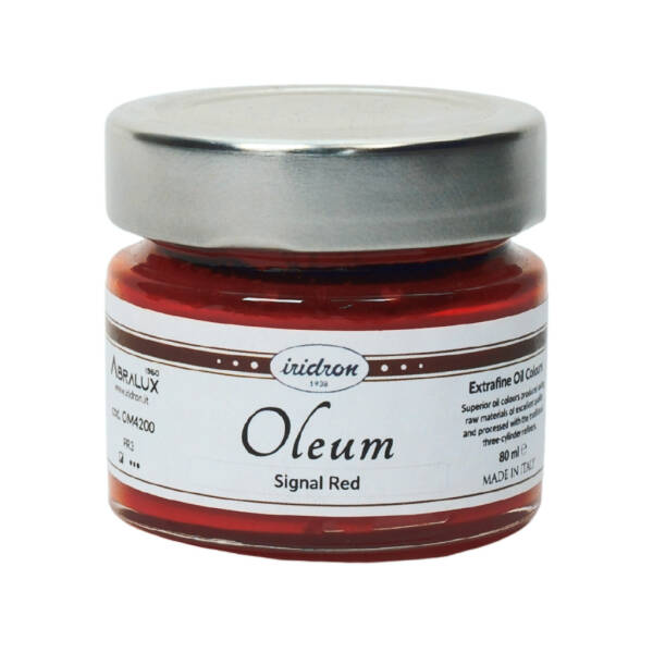 Iridron Oleum Yağlı Boya 80 ML Signal Red - 1