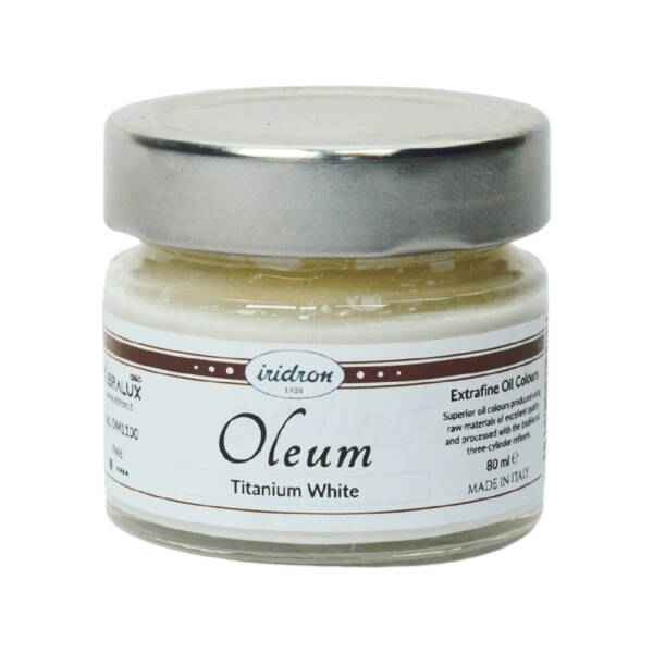 Iridron Oleum Yağlı Boya 80 ML Titanium White - 1