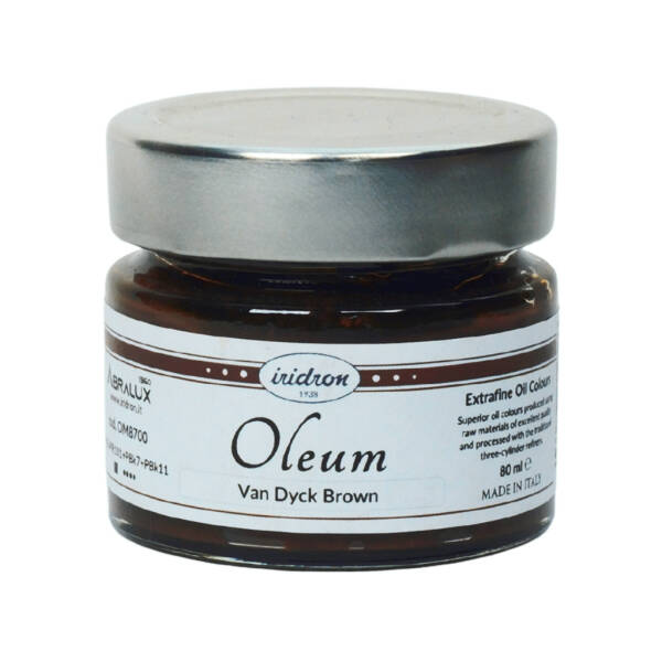 Iridron Oleum Yağlı Boya 80 ML Van Dyck Brown - 1