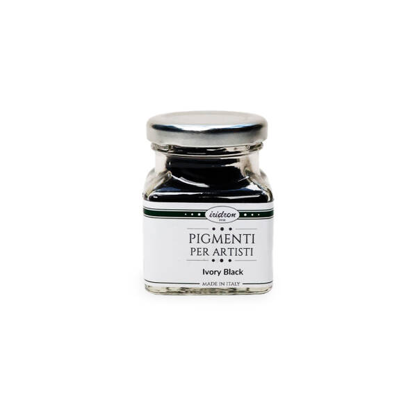 Iridron Toz Pigment 80ml Ivory Black - 1