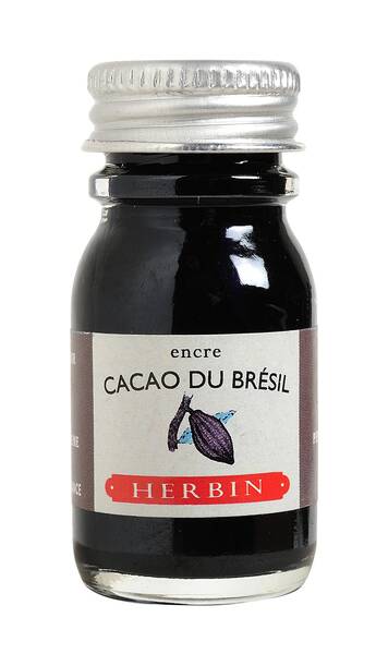 J.Herbin Dolma Kalem Mürekkebi 10ml Cacao Du Bresil 11545T - 1