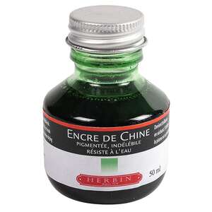 J.Herbin Indian Ink Çini Mürekkebi 50ml Yeşil 11230T - J.Herbin