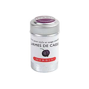 J.Herbin Mürekkep Kartuşu 6'lı Koyu Mor 20178T - J.Herbin