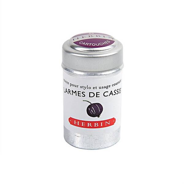 J.Herbin Mürekkep Kartuşu 6'lı Koyu Mor 20178T - 1