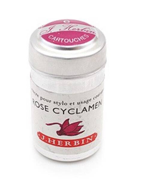 J.Herbin Mürekkep Kartuşu 6'lı Rose Cyclamen 20166T - 1