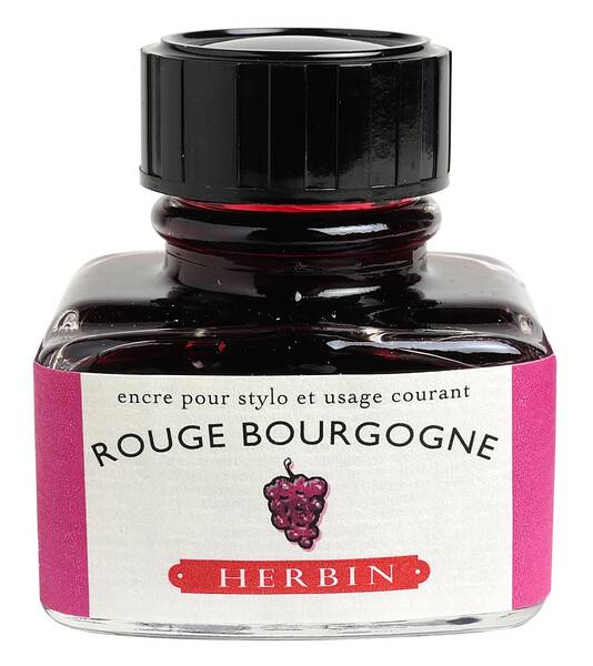 J.Herbin Yazı Mürekkebi 30ml Rouge Bourgogne 13028T - 1