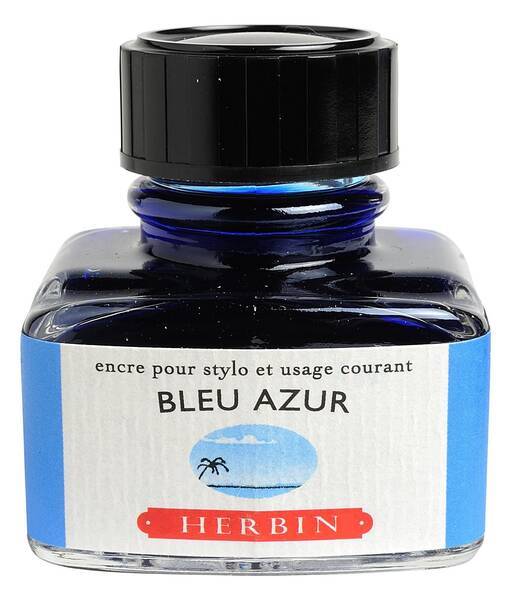 J.Herbin Dolma Kalem Mürekkebi 30ml Bleu Azur 13012T - 1