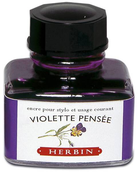 J.Herbin Yazı Mürekkebi 30ml Violette Pensee 13077T - 1