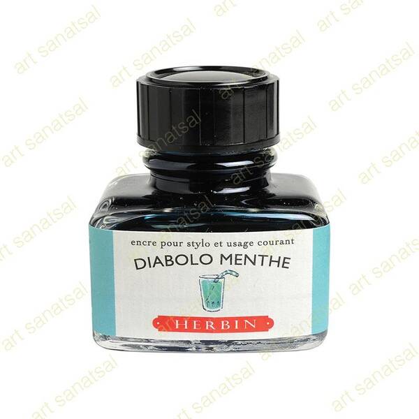 J.Herbin Yazı Mürekkebi 30ml Diabolo Menthe 13033T - 1