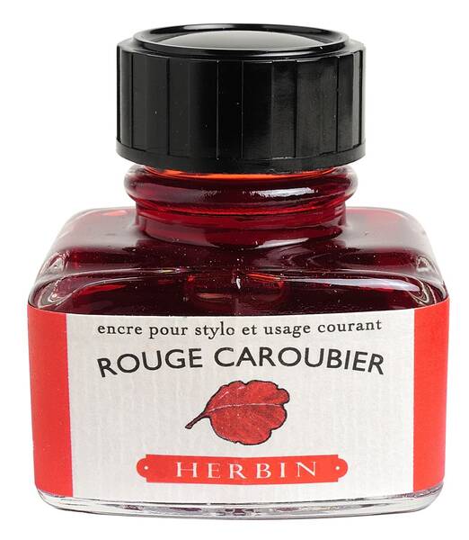 J.Herbin Yazı Mürekkebi 30ml 30Ml Rouge Caroubier 13022T - 1