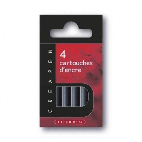 J.Herbin Yeniden Doldurulabilir Kartuş Fushia 4'lü - 1