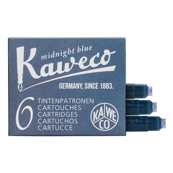 Kaweco Dolma Kalem Kartuş 6'lı Midnight Blue 10000258 - 2