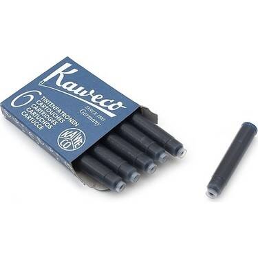 Kaweco Dolma Kalem Kartuş 6'lı Midnight Blue 10000258 - 1