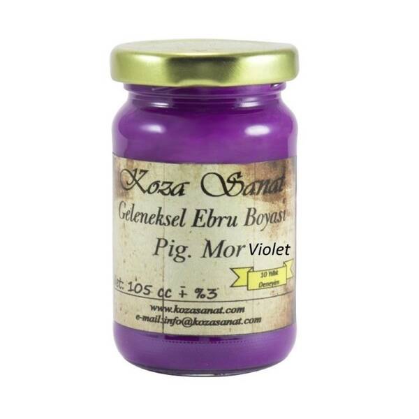 Koza Geleneksel Ebru Boyası 105 Ml Pigment Violet - 1