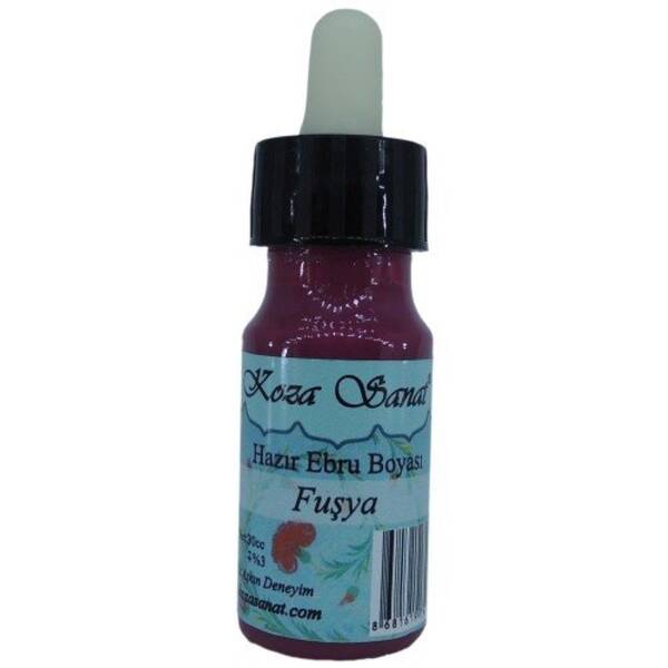 Koza Hazır Ebru Boyası Damlalıklı 30 Ml Fuşya - 1