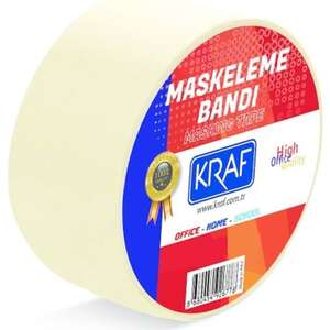 Kraf - Kraf Maskeleme Bandı 50Mmx40M 4050G