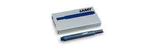 Lamy - Lamy Dolma Kalem Kartuşu T-10 Mavi-Siyah 5'li