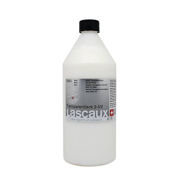 Lascaux Akrilik Transparan 2-UV Vernik 2063 Mat 1000 Ml - 1